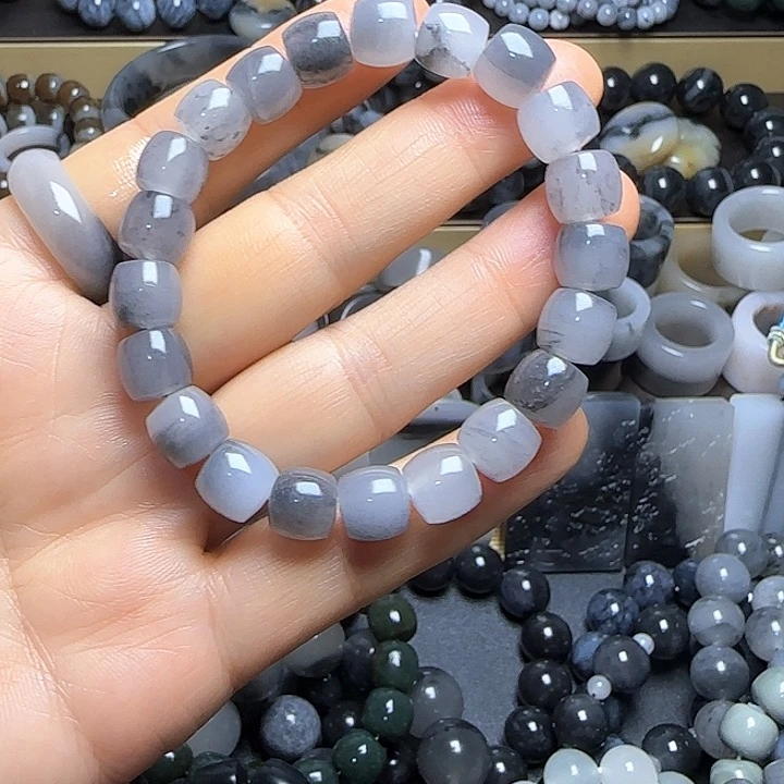 青花手串饰品路路通