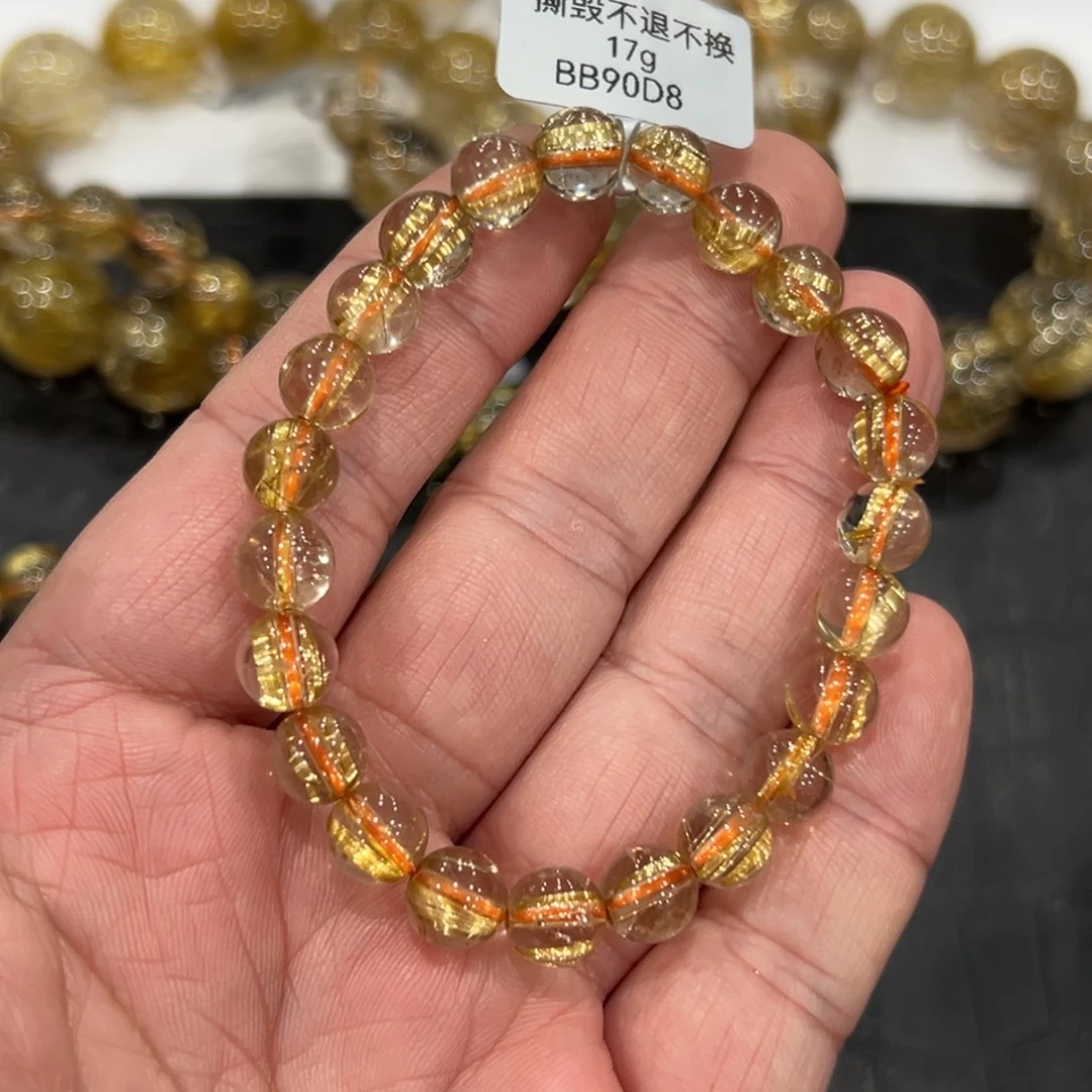 水晶手链未镶嵌b19钛晶