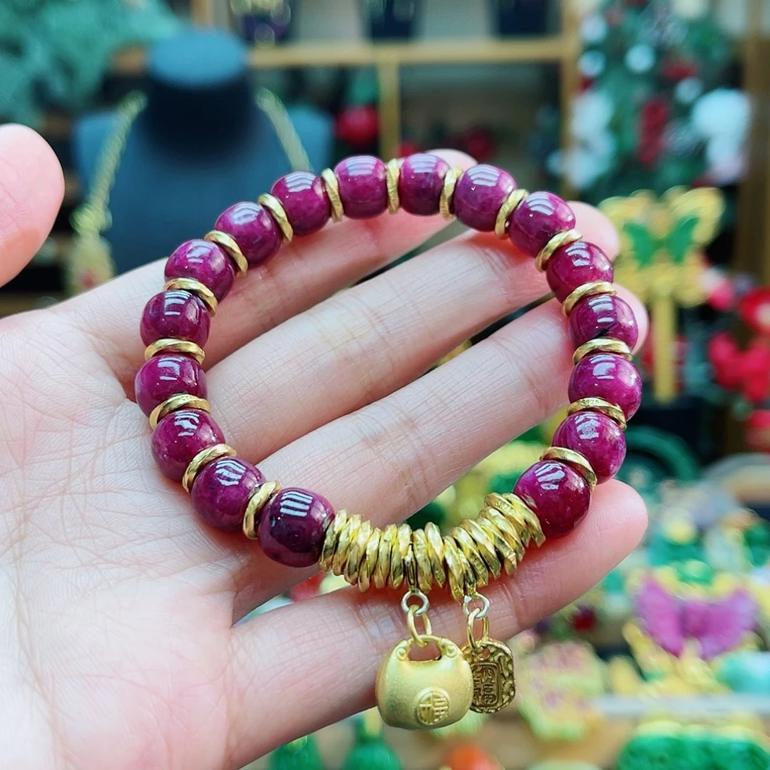 合金手链红宝石48小时鉴赏期1