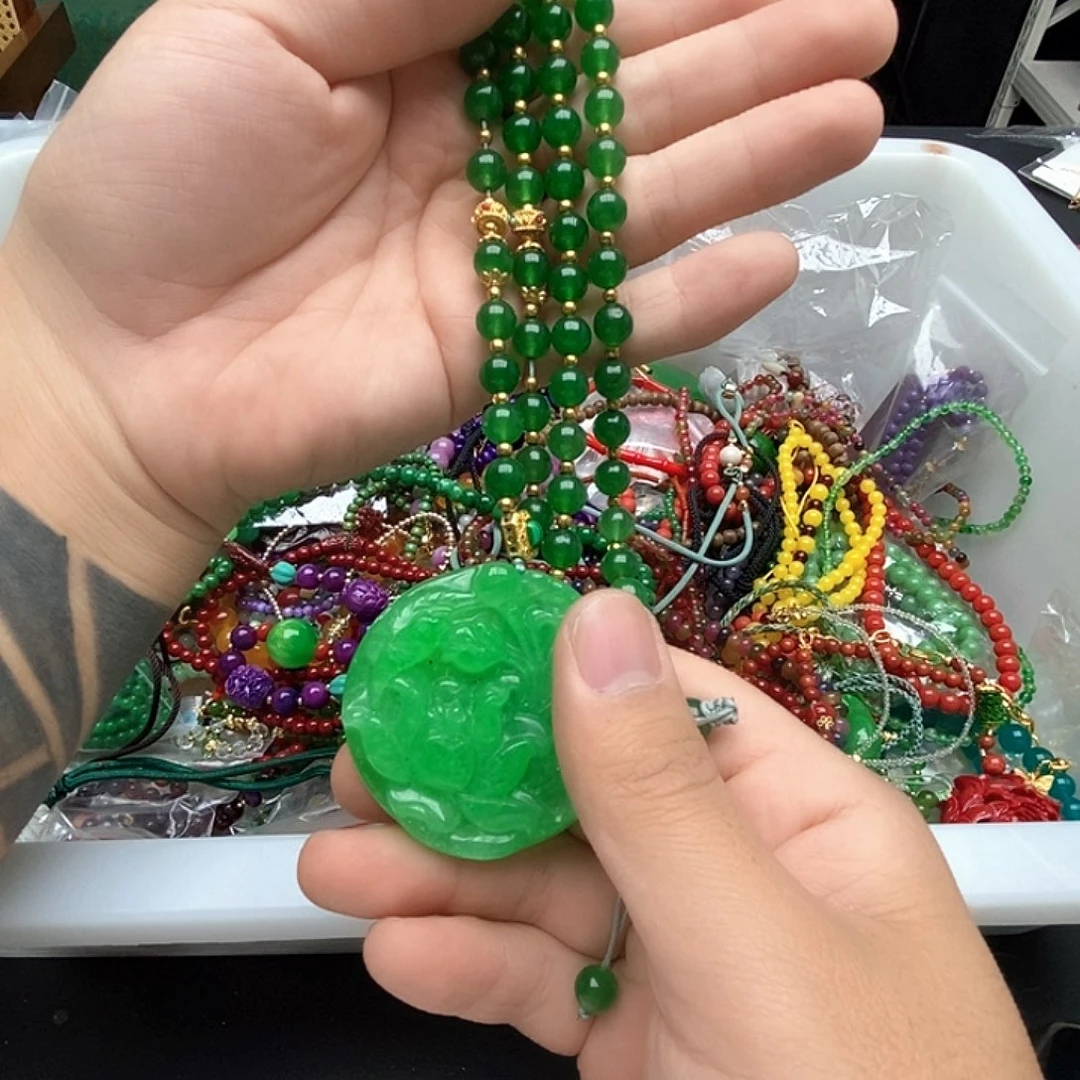 石英岩玉未镶嵌所见即所得 一物一拍