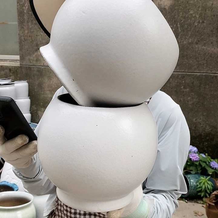 紫砂花盆正品口14高18