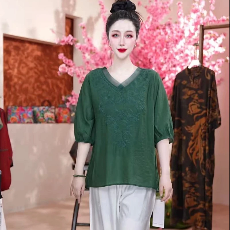 百搭时尚潮流休闲气质显瘦轻奢女款T恤上衣1079