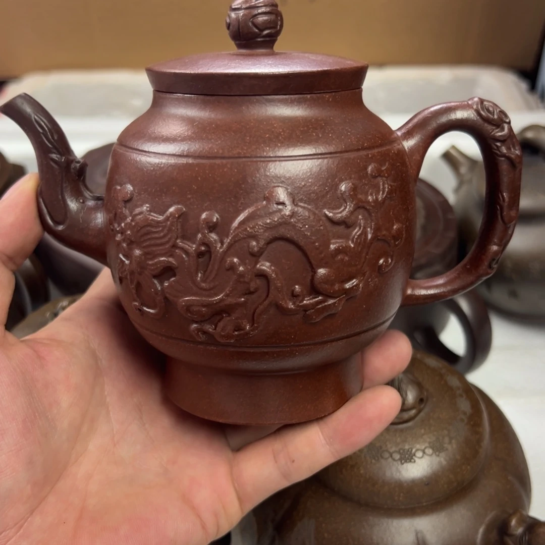 茶壶紫砂宜兴原矿紫砂壶350毫升容量86