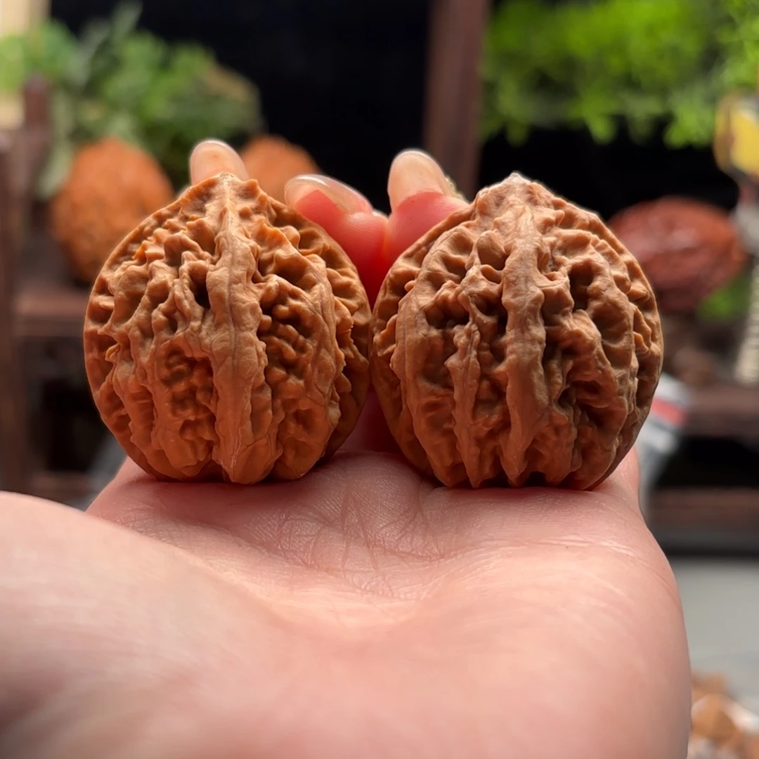 文玩核桃把件小楸千140瑕呲