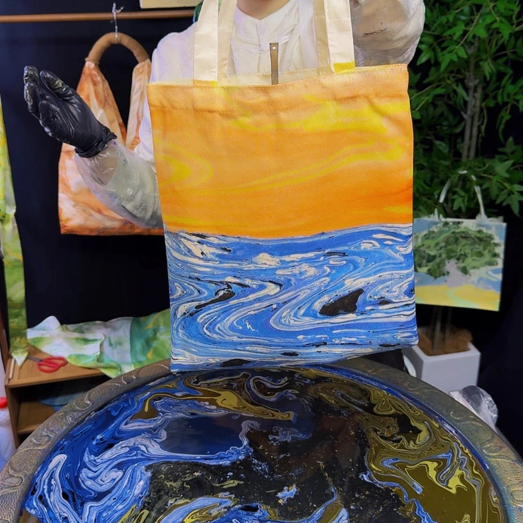 帆布02天然大漆手提袋，下单N退N换