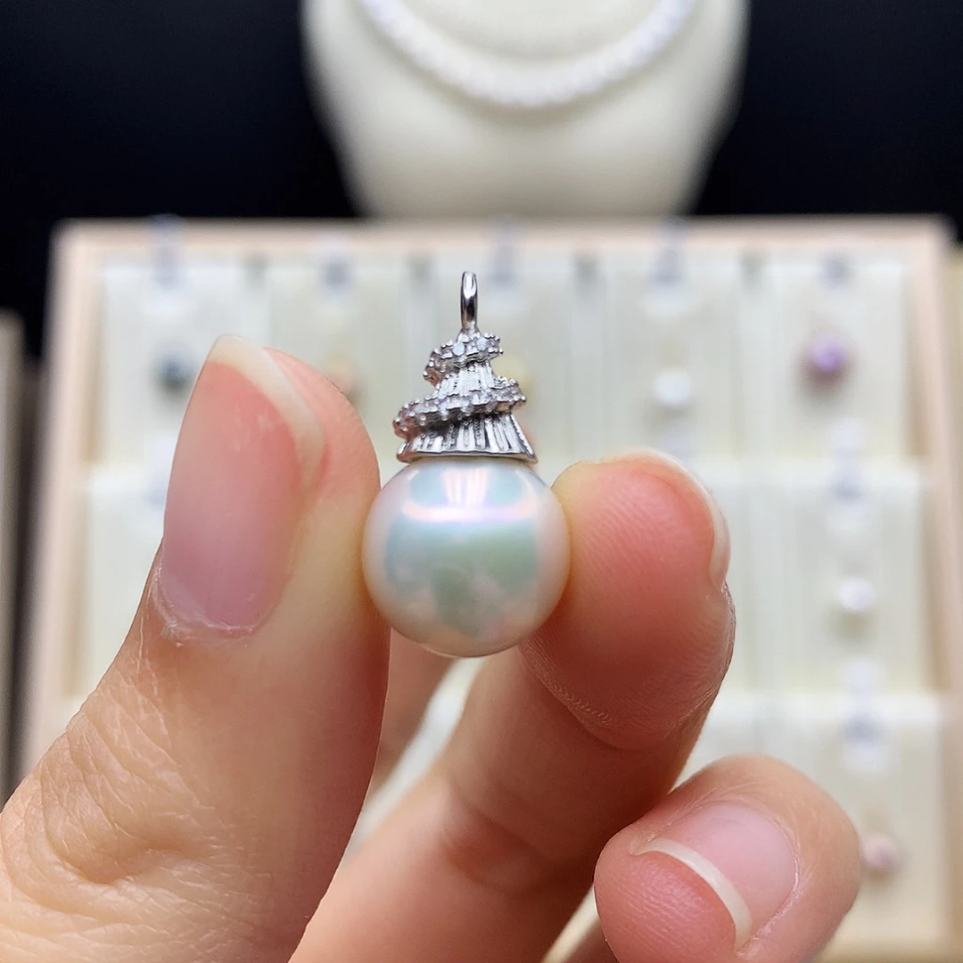 淡水珍珠颈饰合金