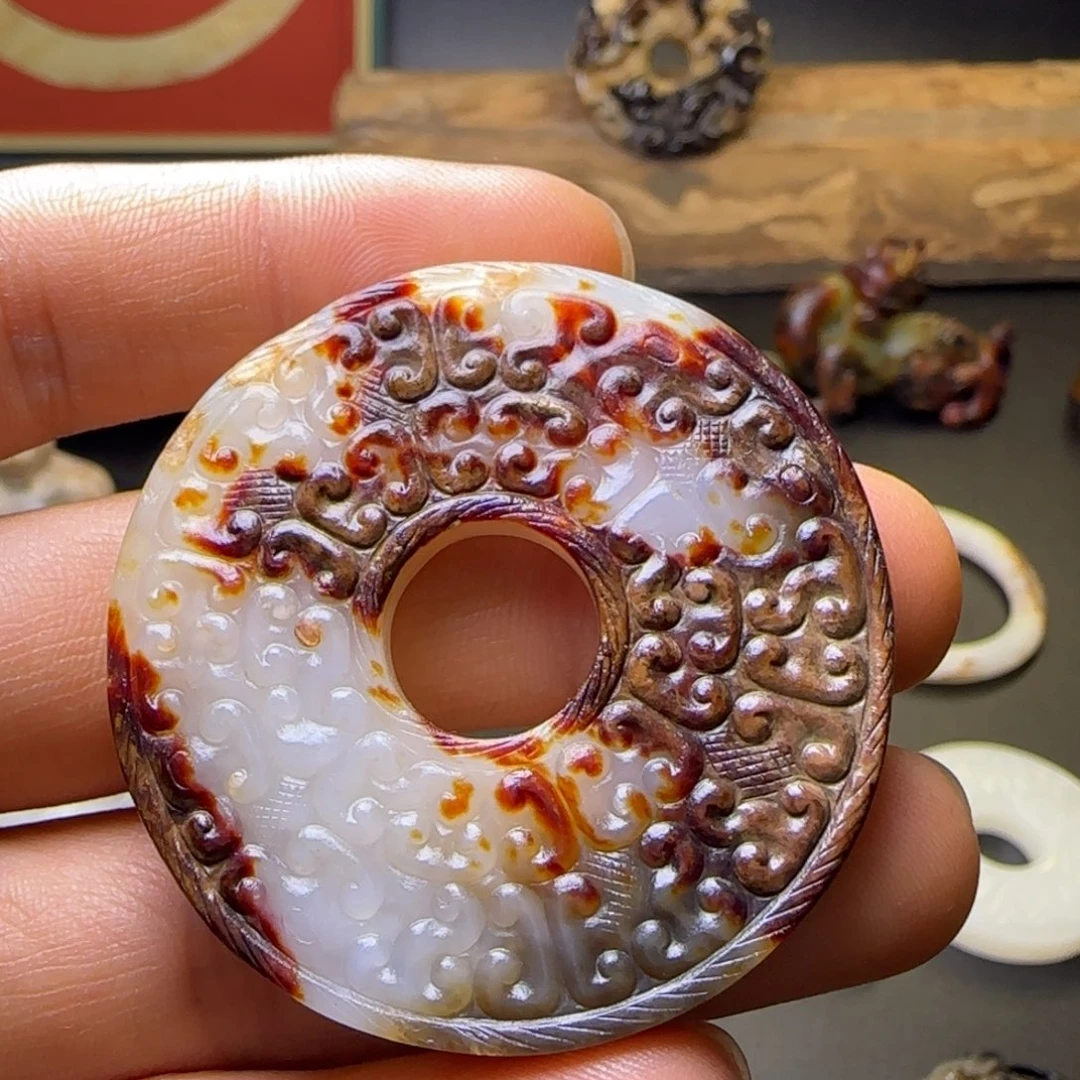 景***未镶嵌和田玉挂件