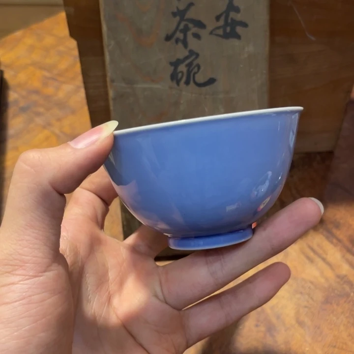 陶瓷小六古美术工艺品摆件