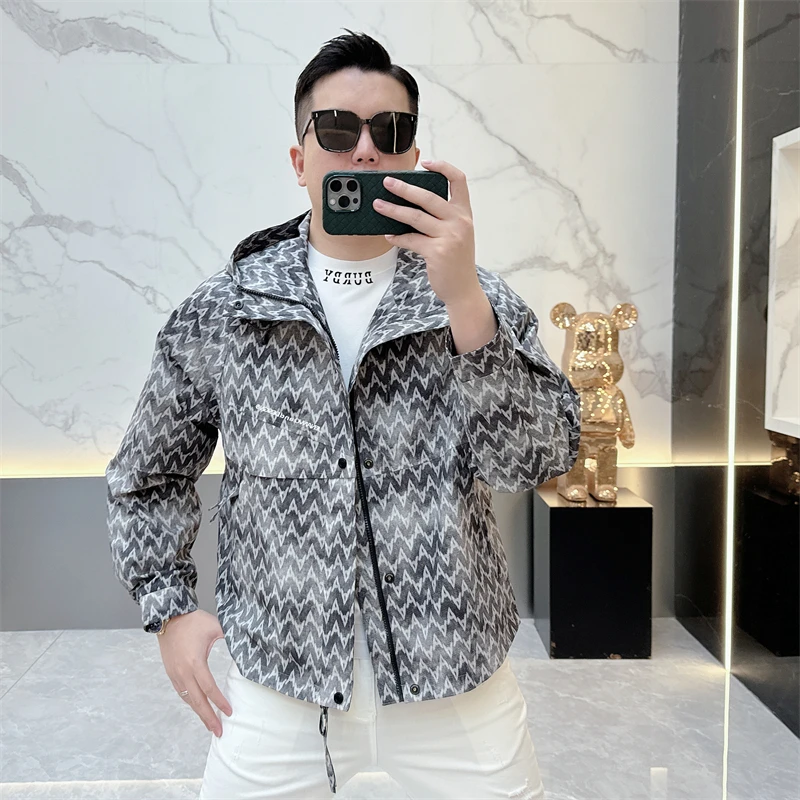 冰希二店.高品质潮牌网红帅气波浪潮流时尚个性外套2025春季新款