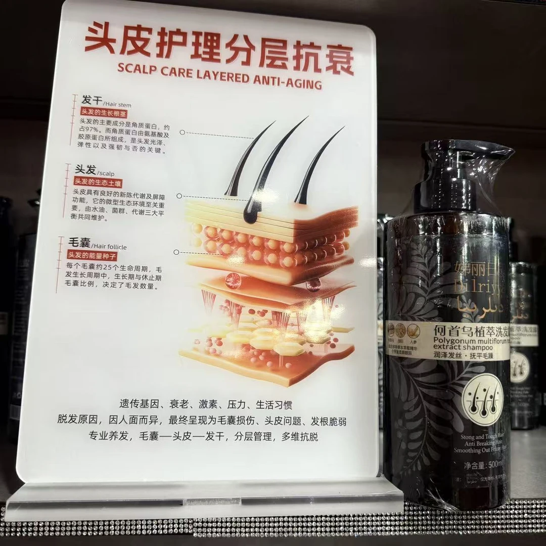 娣丽日桠何首乌植萃洗发露一瓶