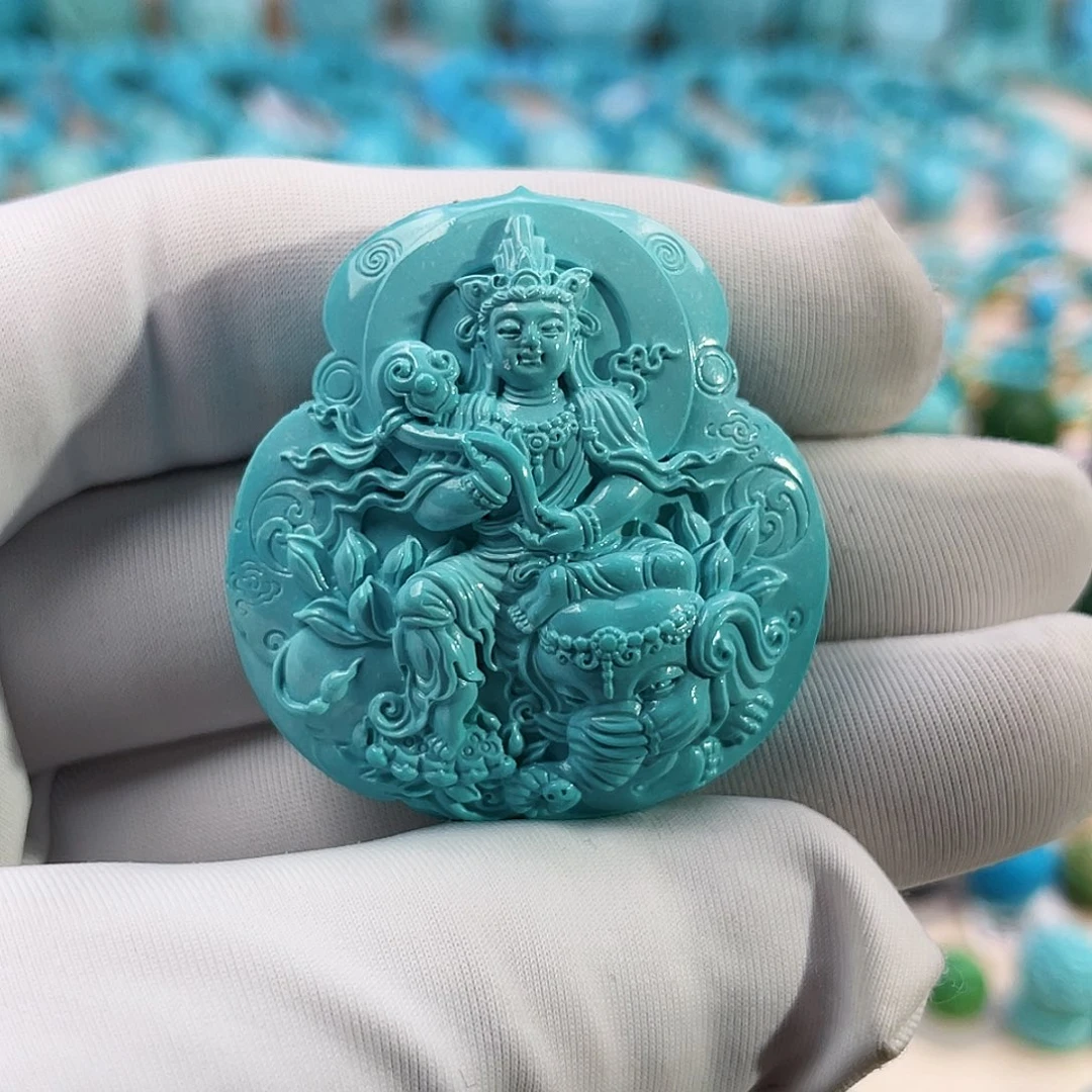 绿松石珠宝奇石未镶嵌