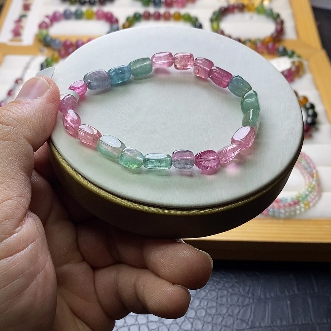 未镶嵌碧玺手链碧玺