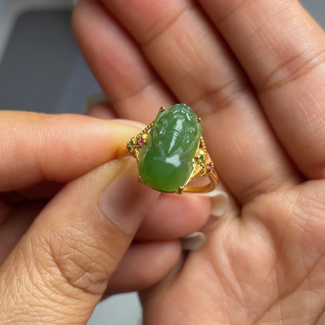 和田玉银S925镶嵌颈饰