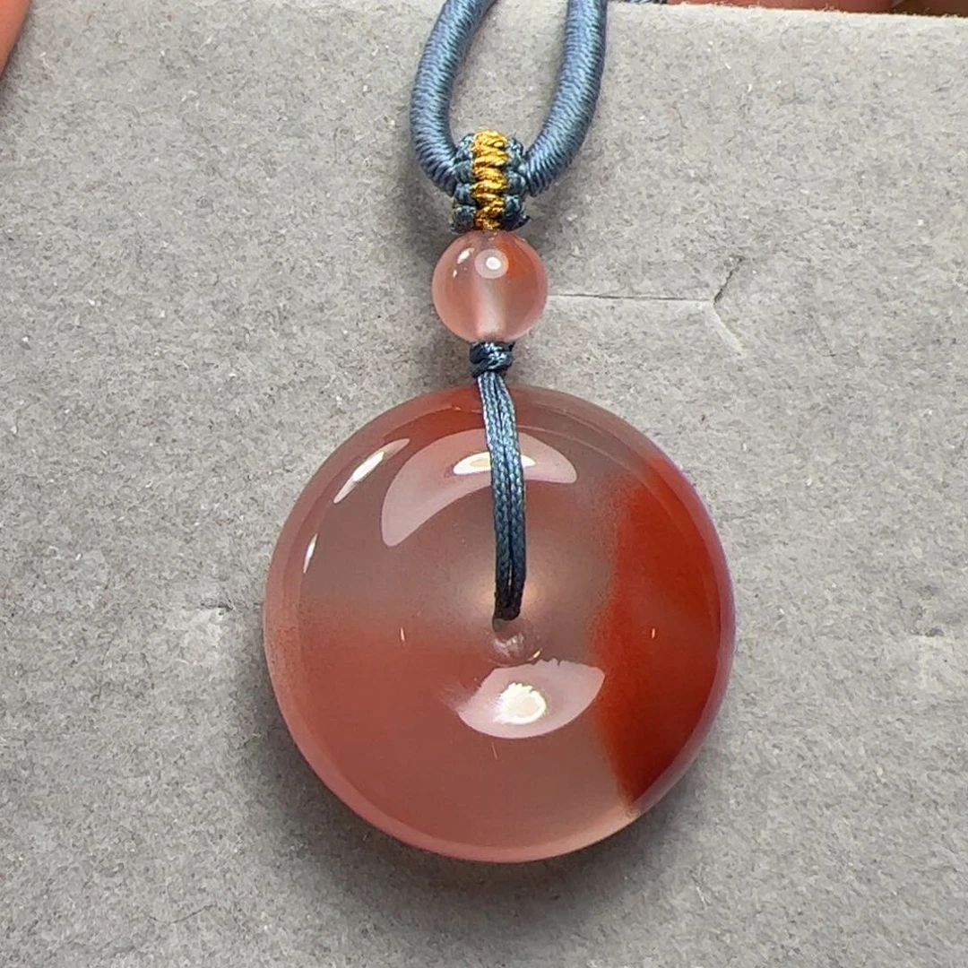 未镶嵌平安扣南红玛瑙可****求