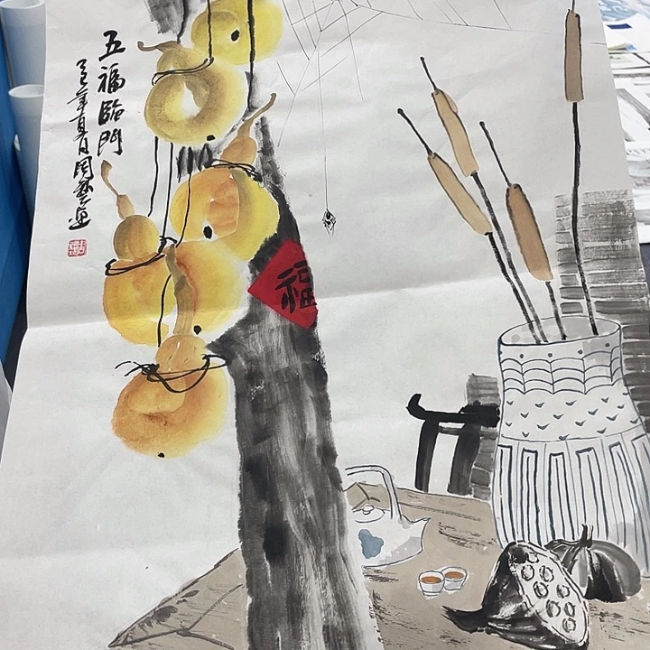 国画今天早上国画作品欣赏