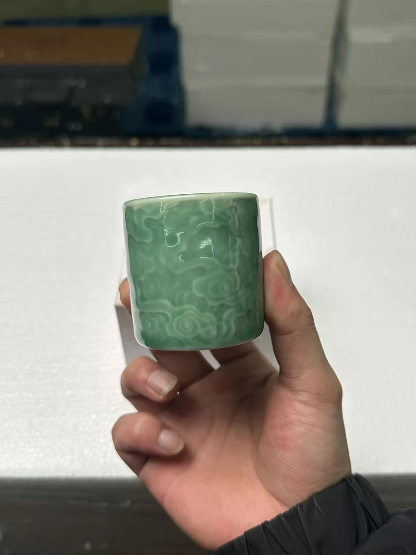 【闪购商品】孤品商品链接@@@@@@@@@@@@@龙泉青瓷扳指杯带简易礼盒1