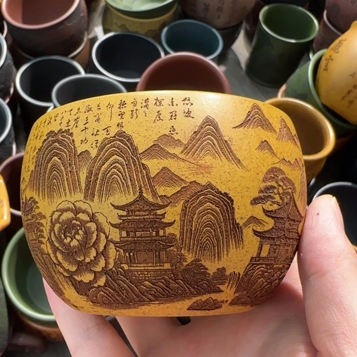 茶杯紫砂全手工紫砂