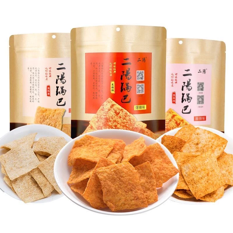 【新·疆小馋】二阳锅巴爆辣味/麻辣味/五香味400g追剧聚会休闲零食