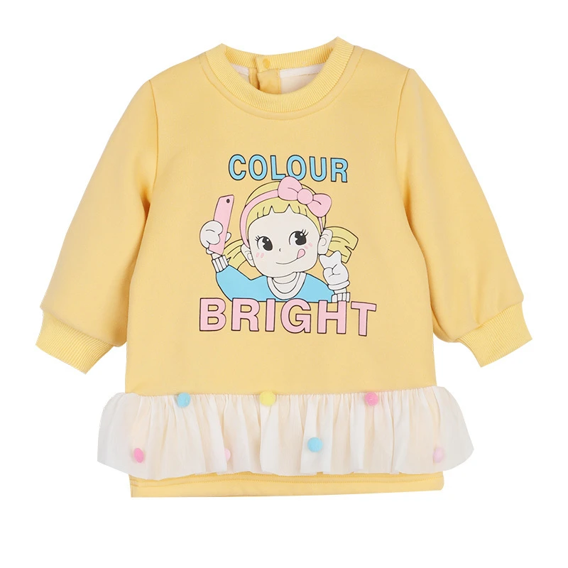 【反季专场】小O爸女婴童 FKD38213 冬款女婴童多巴胺女孩套装