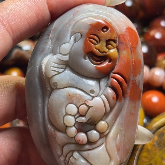 玛瑙/玉髓未镶嵌把件