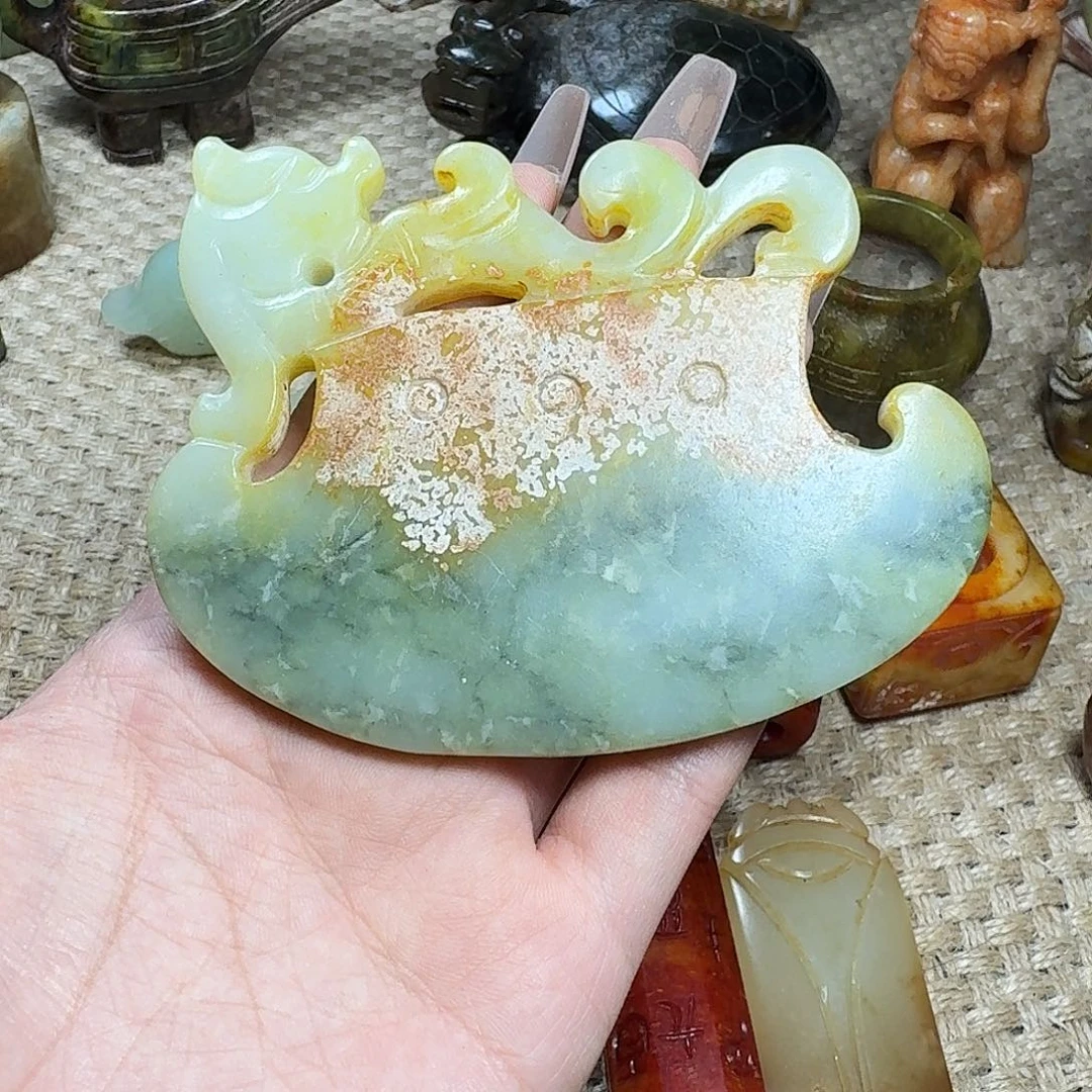 白玉菩提吊坠挂件