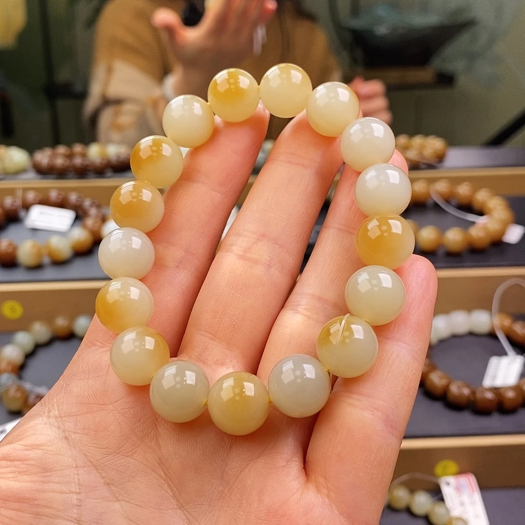 和田玉手链未镶嵌