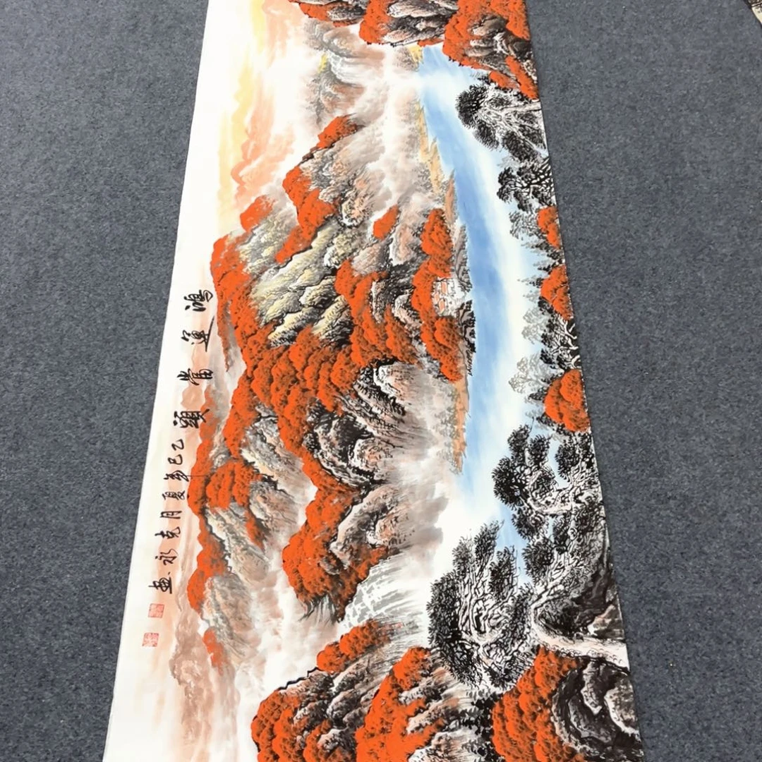 国画国画作品老师手绘