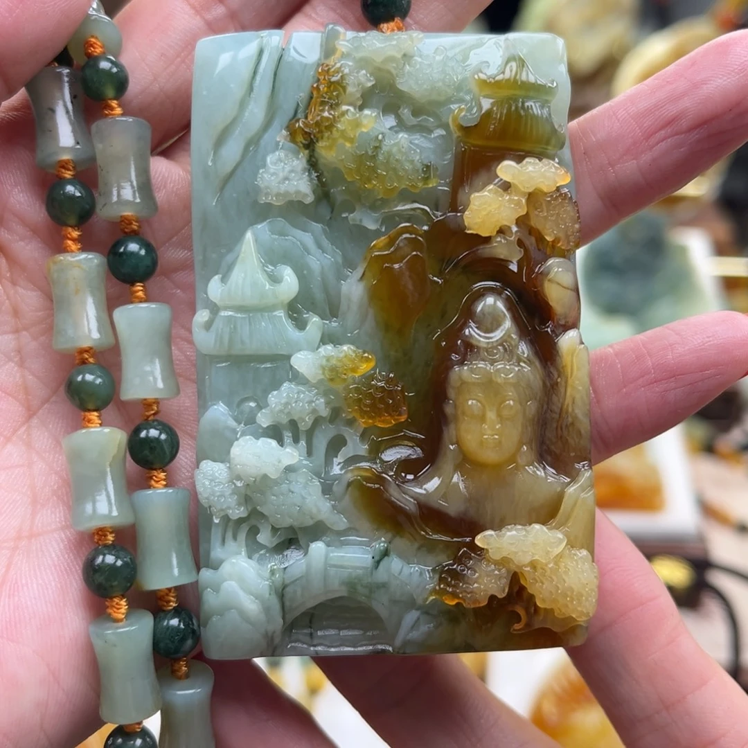 未镶嵌岫玉挂件挂件
