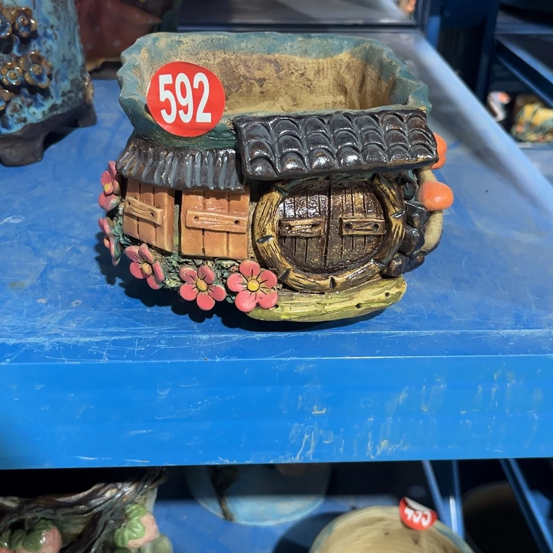592 号陶然花器手工花盆