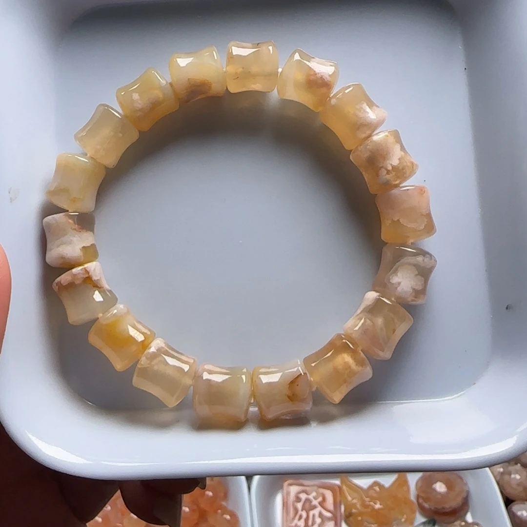 未镶嵌玛瑙/玉髓珠宝半成品