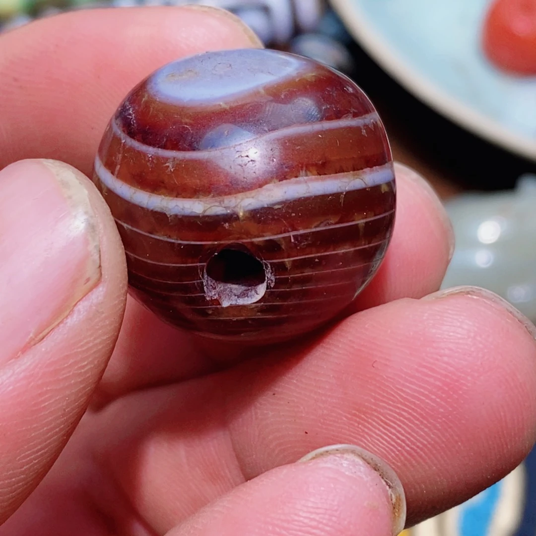 DIY琉璃马*珠子的颜色是蓝色的