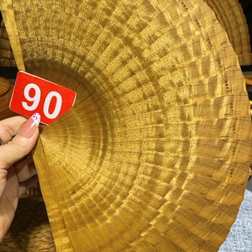 【闪购商品】金丝楠非***虎金丝楠木扇子