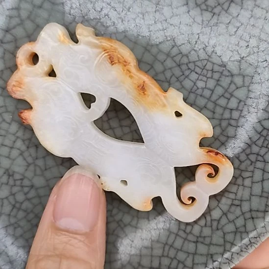 陶瓷瓷器瓷片摆件挂件脖挂