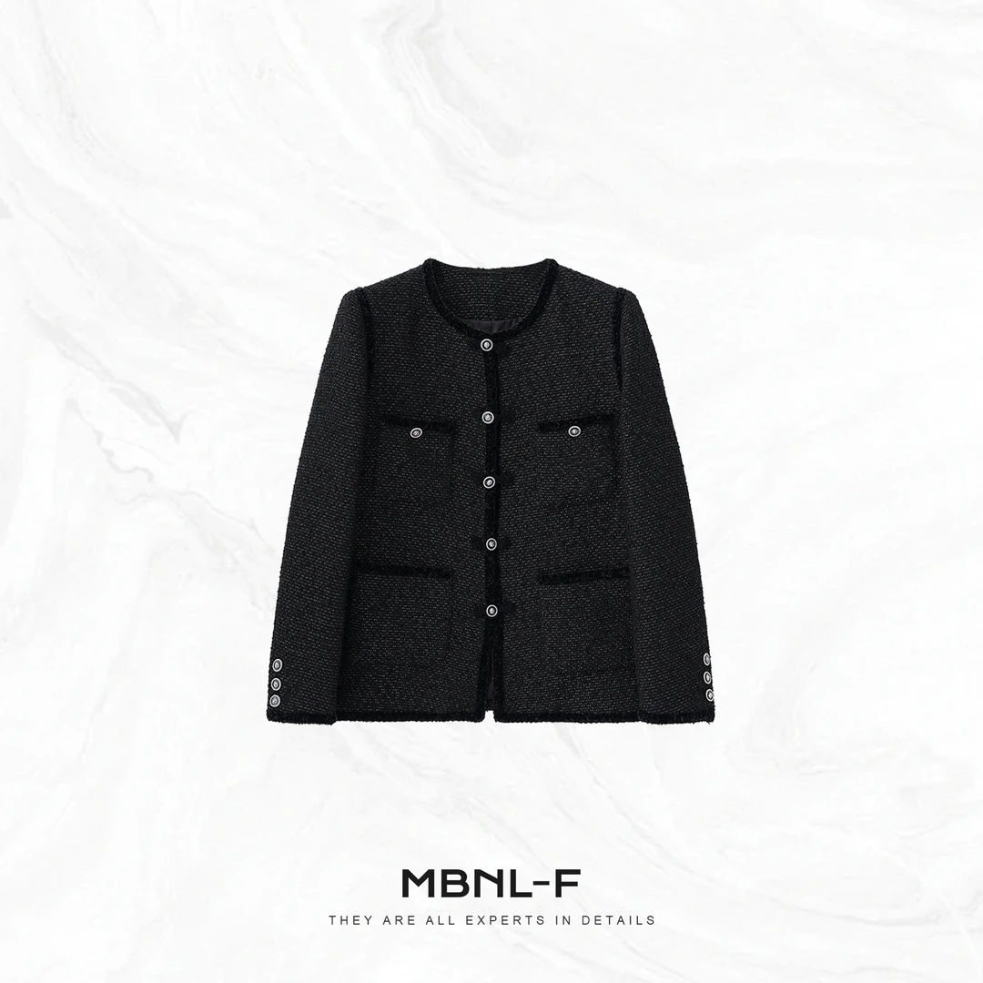 MBNL-F“派对小香” 王一博同款高奢感小香风外套 秦磊XM-XWT5626