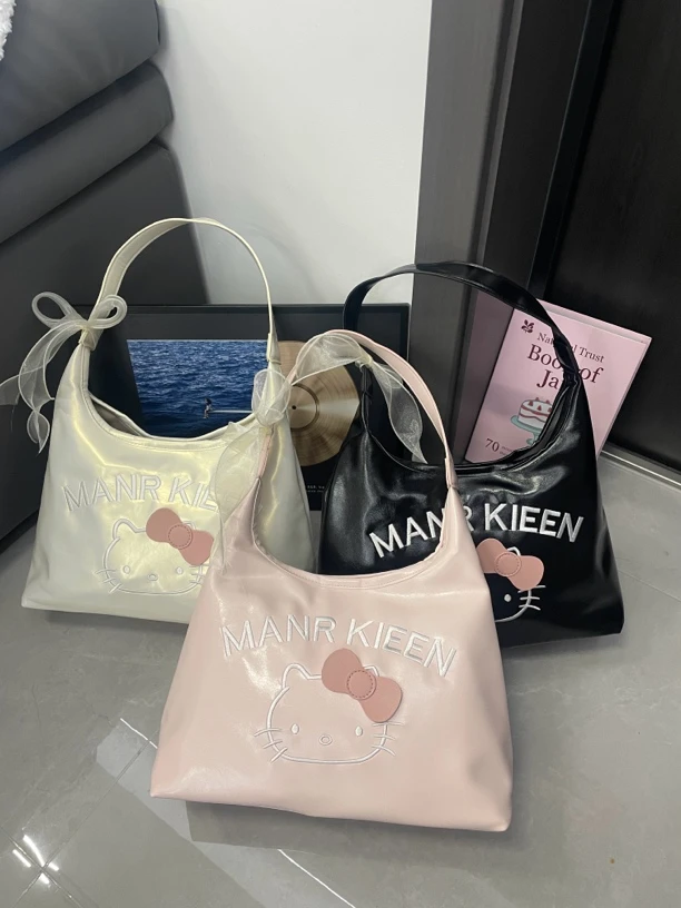 带蕾丝！kt时尚休闲少女托特包Y7055