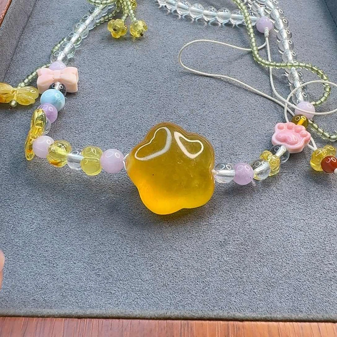 手链琥珀未镶嵌琥珀项链