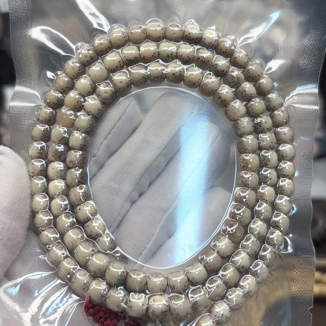 星月菩提吊坠燕*徒石玉糯冰7*6月大留白星小冰糖