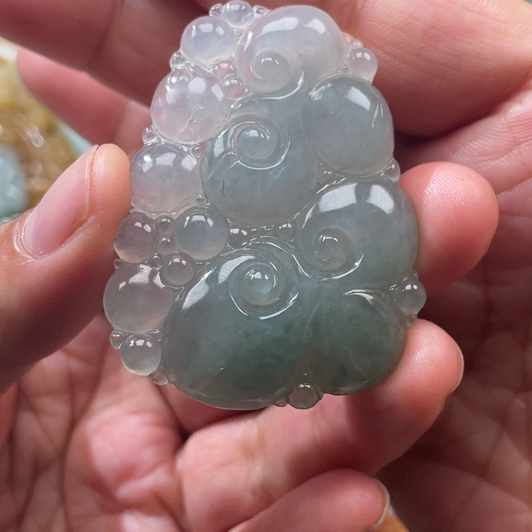 翡翠未镶嵌颈饰翡玉缘翡翠