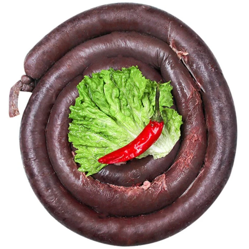 羊血肠 内蒙古锡盟手工灌肠特产羔羊羊盘肠厂家直销顺丰