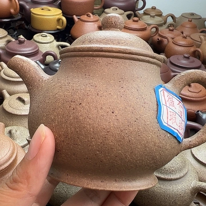 百***悦茶壶紫砂潘壶瑕疵