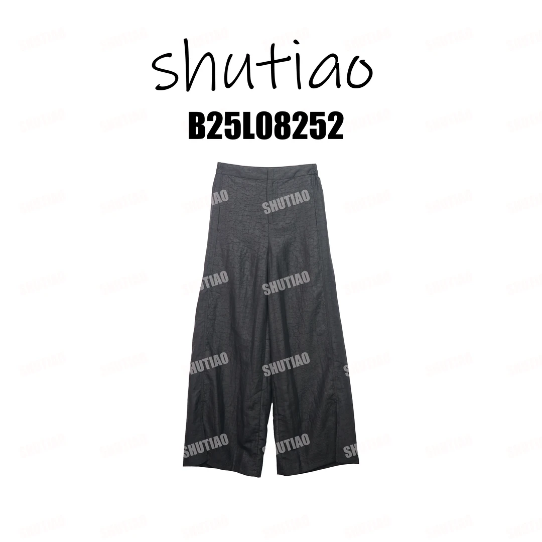 【SHUTIAO】2025冬季：新款小众设计款裤子B25L08252