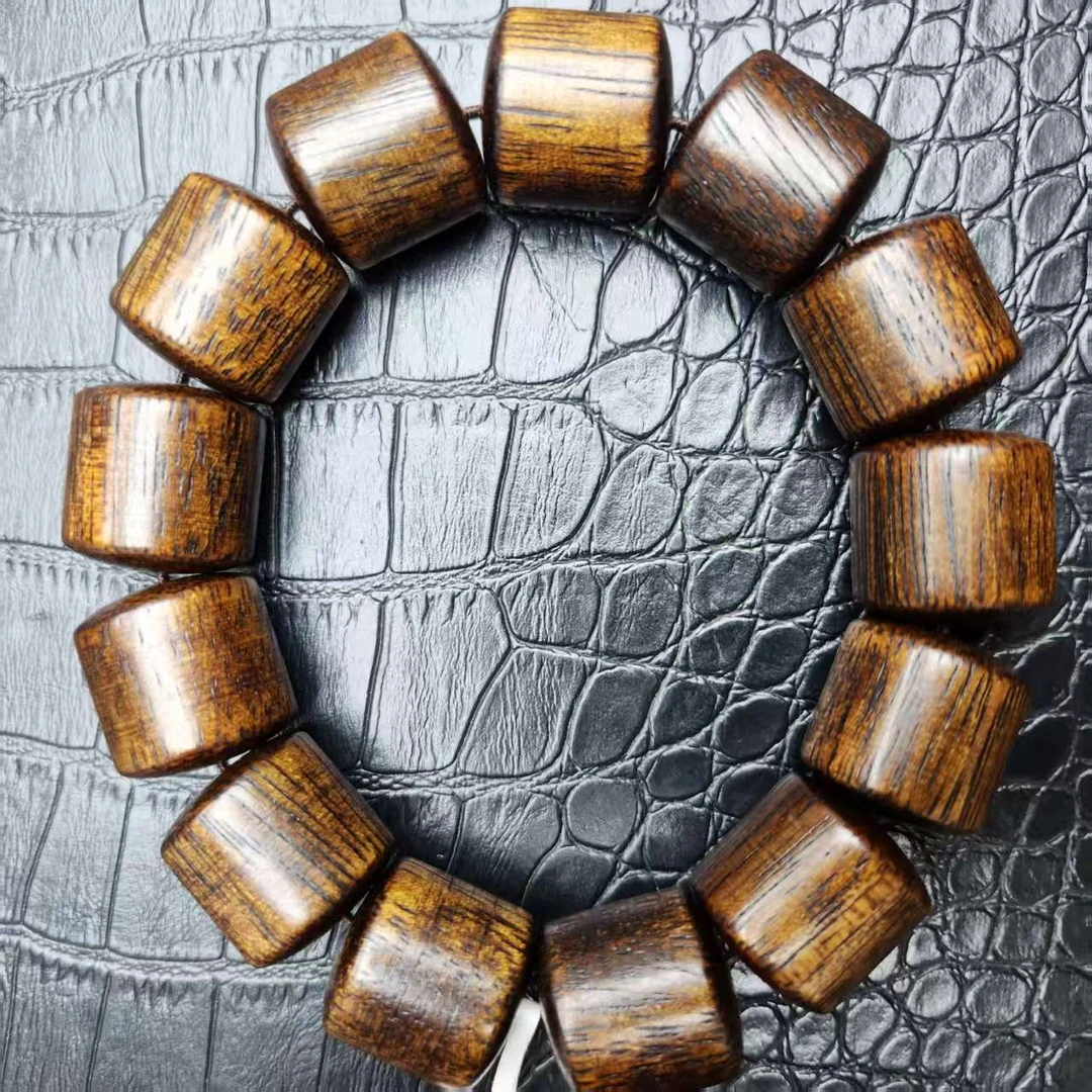 [小胖文玩] 沉香木串（多样性发其一）W49