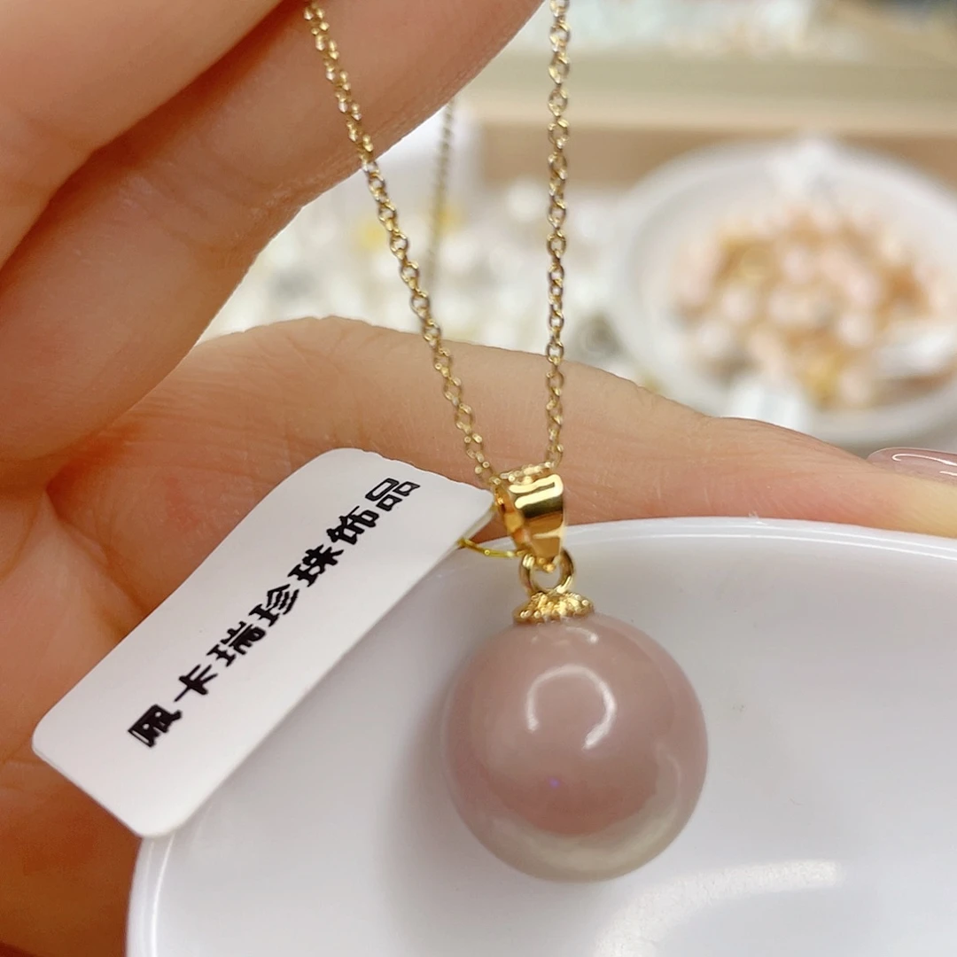 淡水珍珠未镶嵌吊坠(赠链)