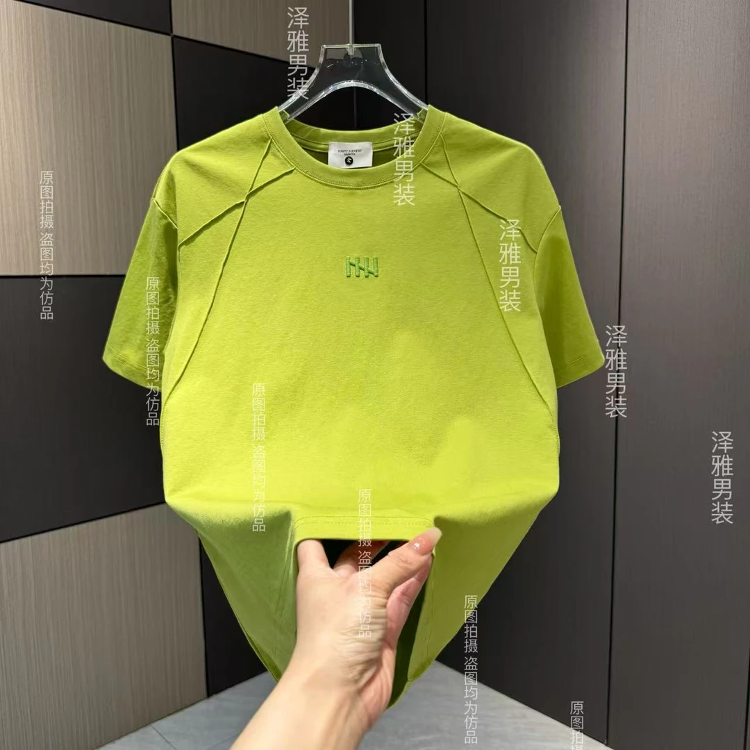 春夏高品质潮款户外运动休闲百搭短袖T恤27077