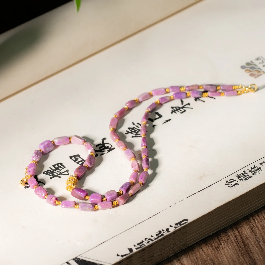 樱花粉舒俱来DIY锁骨链/40cm+-/3-4mm/多样性发一/C762/孤