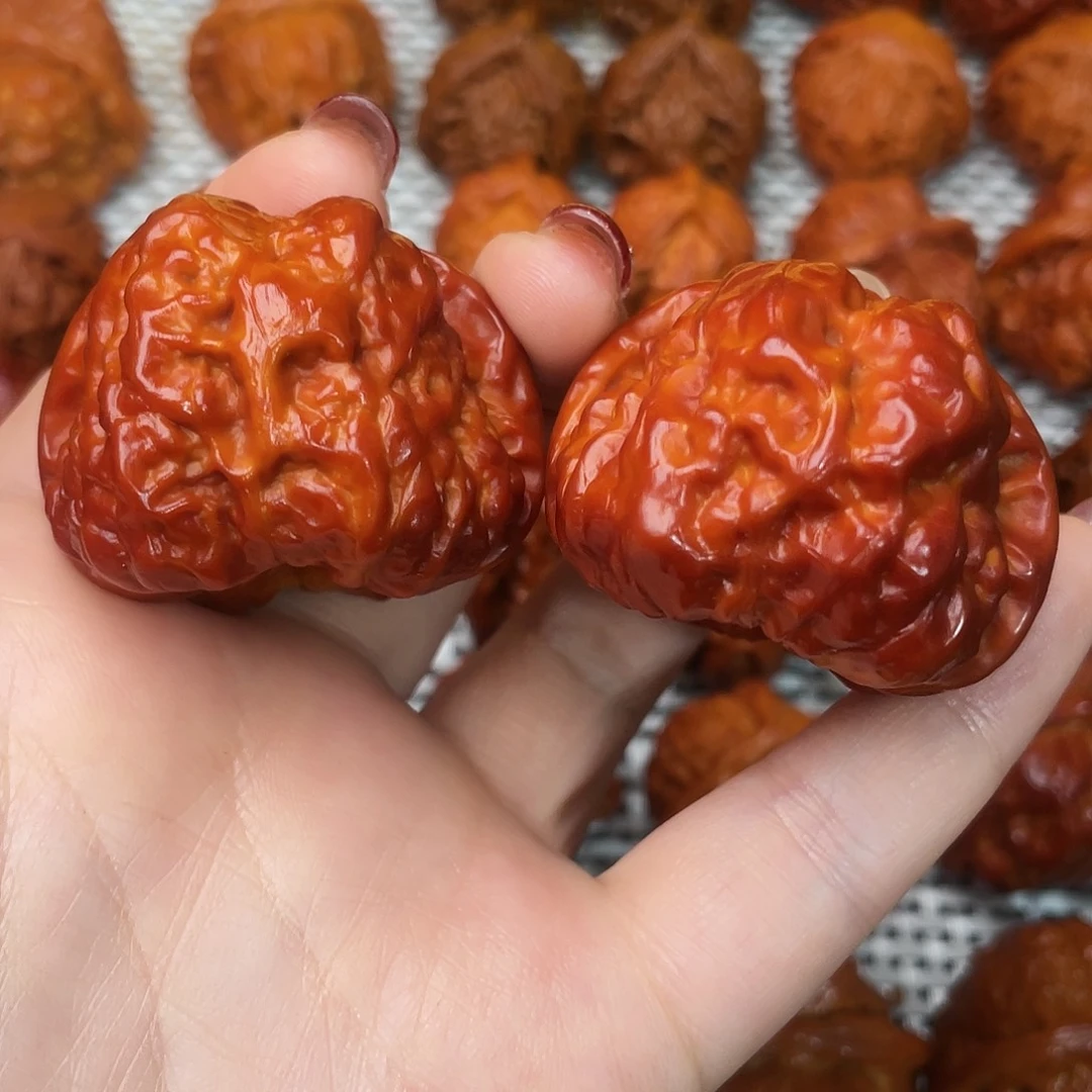 桃核吊坠R*文玩核桃 手把件 蛤蟆头 43