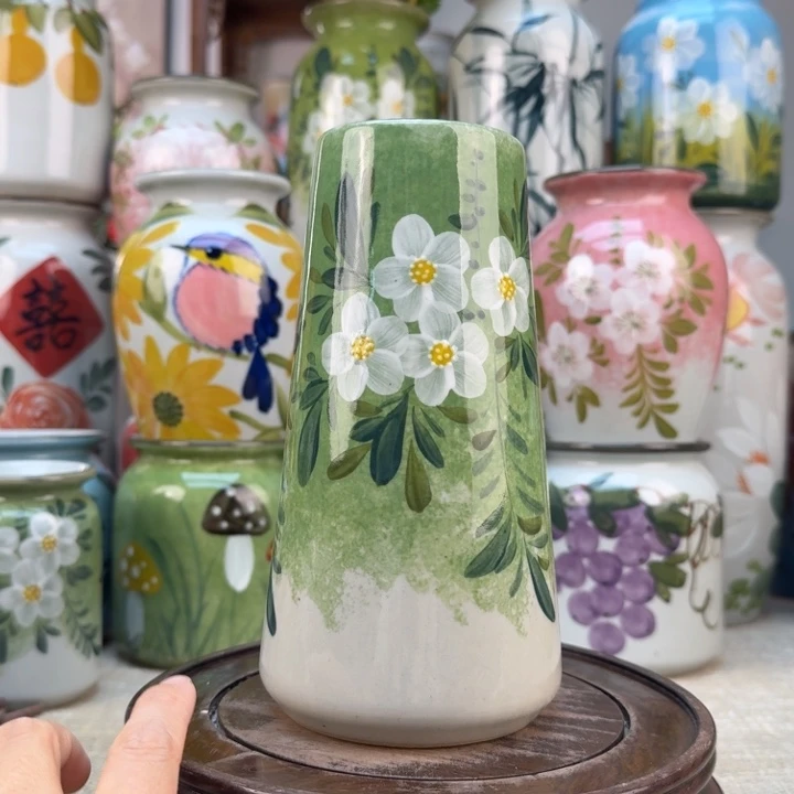 景德镇手绘花瓶花瓶2356656556452554
