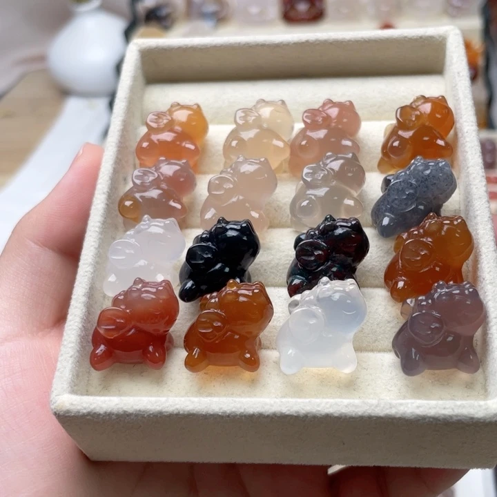 玛瑙/玉髓未镶嵌玛瑙独角兽