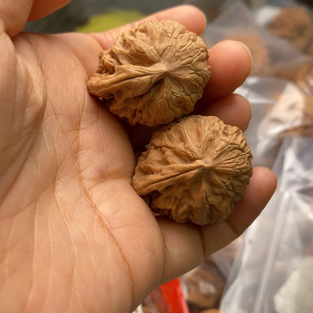 文玩核桃把件独角