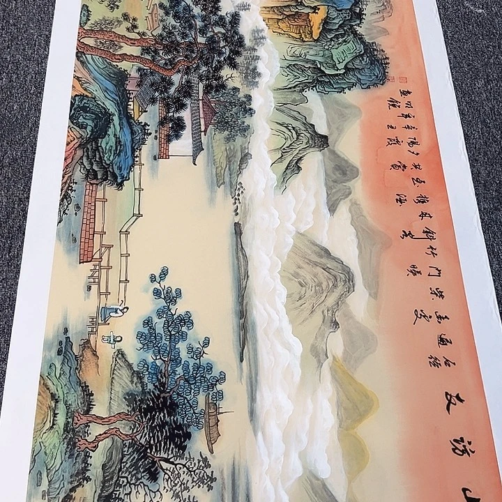 手绘作品全场放大漏